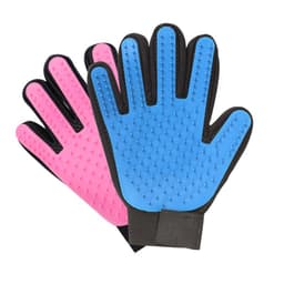 image-Pet Grooming Gloves for Cats - Silicone Hair Removal & Massage