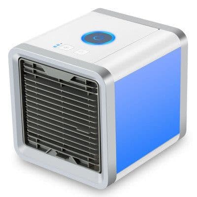 image-Mini USB Air Cooler Fan Desktop Portable Humidifier Refrigeration