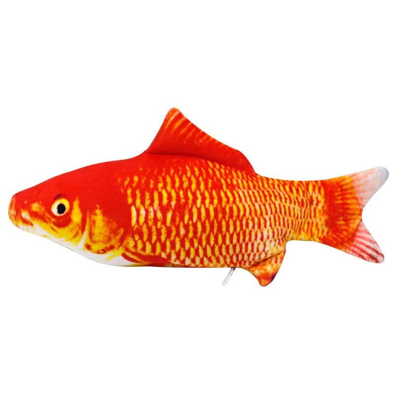 image-Augleka Electric Flopping Fish Plush Toy Clownfish 28cm
