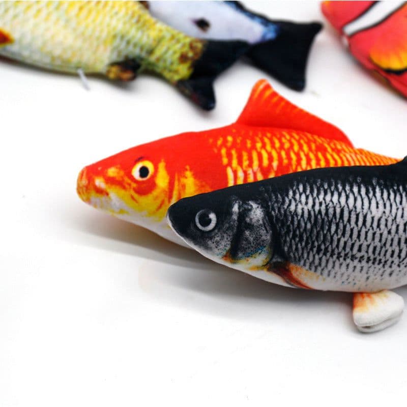 image-Augleka Electric Flopping Fish Plush Toy Clownfish 28cm