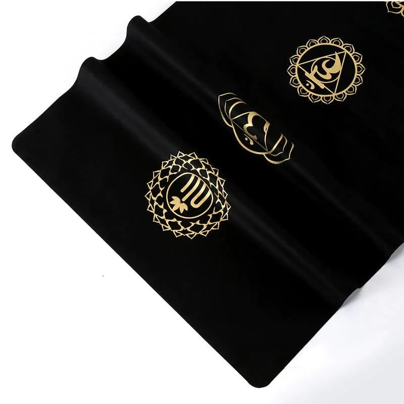 image-Nagudi Yoga Mat with Alignment Lines 1830x680mm Natural Rubber