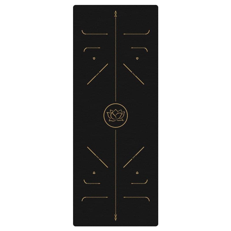 image-Nagudi Yoga Mat with Alignment Lines 1830x680mm Natural Rubber