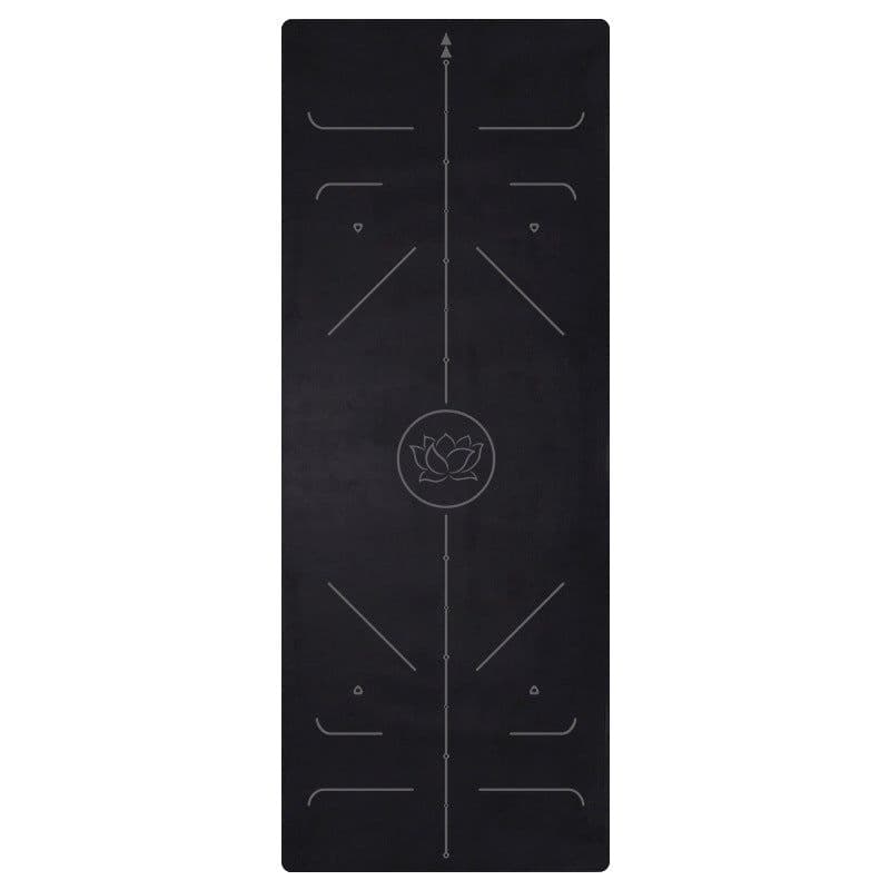 image-Nagudi Yoga Mat with Alignment Lines 1830x680mm Natural Rubber
