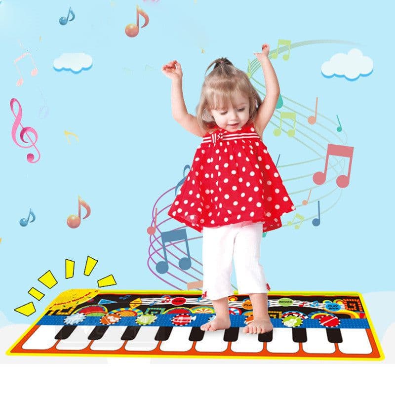 image-Sharp Edge Children's Musical Piano Play Mat Educational Toy Ages 3-6