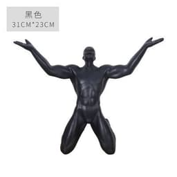 image-Silence is Gold Resin Sculpture Nordic Home Decor Figurine