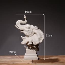 image-Silence is Gold Resin Sculpture Nordic Home Decor Figurine