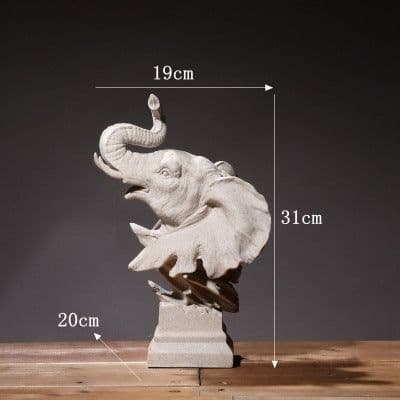 image-Silence is Gold Resin Sculpture Nordic Home Decor Figurine