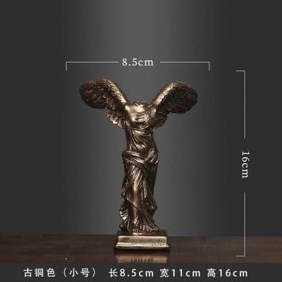 image-Silence is Gold Resin Sculpture Nordic Home Decor Figurine