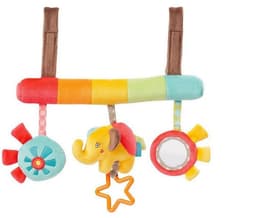 image-Baby Crib Mobile Music Toy with Animal Plush Hanging Bells 0-2 Years