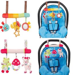 image-Baby Crib Mobile Music Toy with Animal Plush Hanging Bells 0-2 Years
