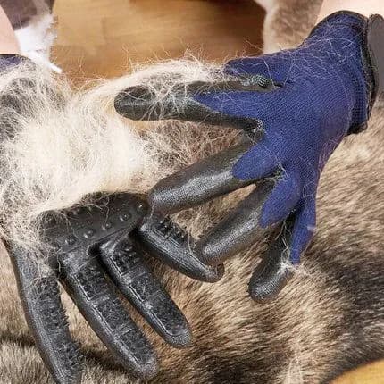 image-Pet Hair Removal Glove for Cats & Dogs - Grooming & Massage Brush