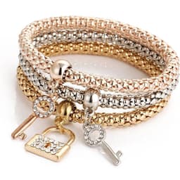 image-BJ012 Crystal Butterfly Pendant Bracelet Women's Multi-Color Chain