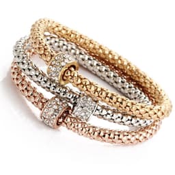 image-BJ012 Crystal Butterfly Pendant Bracelet Women's Multi-Color Chain