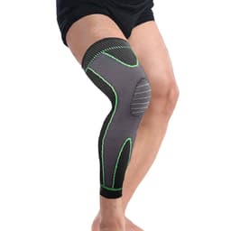 image-Mumian S33 Nylon Knee Pads for Sports - Black and Green