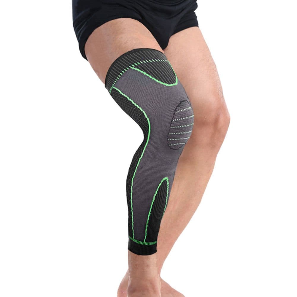 image-Mumian S33 Nylon Knee Pads for Sports - Black and Green
