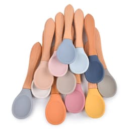 image-rxl Baby Silicone Bowl Spoon Set with Suction Cup