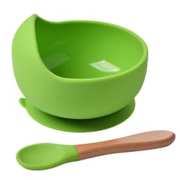 image-rxl Baby Silicone Bowl Spoon Set with Suction Cup