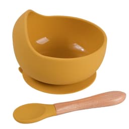 image-rxl Baby Silicone Bowl Spoon Set with Suction Cup