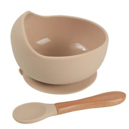 image-rxl Baby Silicone Bowl Spoon Set with Suction Cup