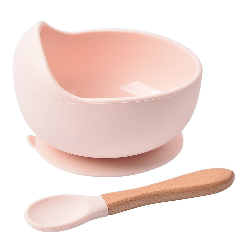 image-rxl Baby Silicone Bowl Spoon Set with Suction Cup