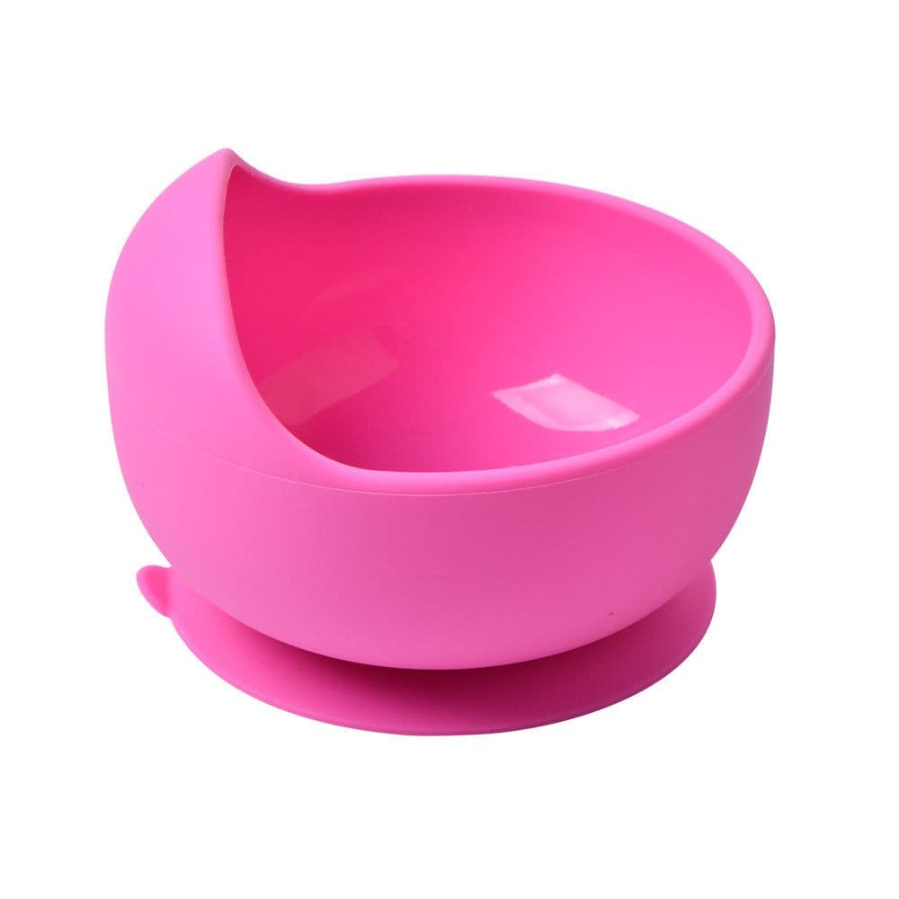 image-rxl Baby Silicone Bowl Spoon Set with Suction Cup