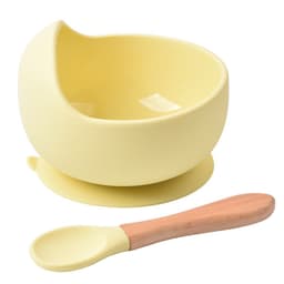 image-rxl Baby Silicone Bowl Spoon Set with Suction Cup