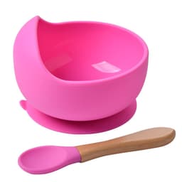 image-rxl Baby Silicone Bowl Spoon Set with Suction Cup