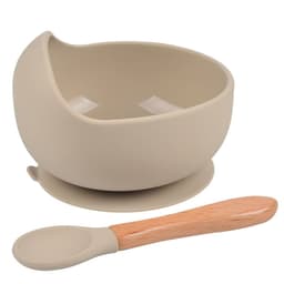 image-rxl Baby Silicone Bowl Spoon Set with Suction Cup