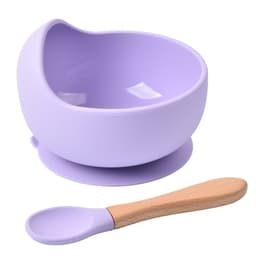 image-rxl Baby Silicone Bowl Spoon Set with Suction Cup