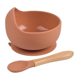 image-rxl Baby Silicone Bowl Spoon Set with Suction Cup
