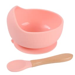 image-rxl Baby Silicone Bowl Spoon Set with Suction Cup