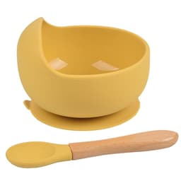 image-rxl Baby Silicone Bowl Spoon Set with Suction Cup