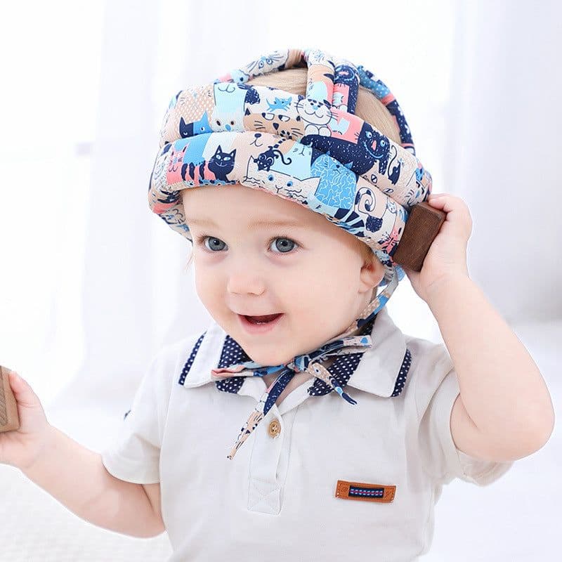 image-Acoboer Baby Safety Helmet Anti-Fall Head Protection Cap