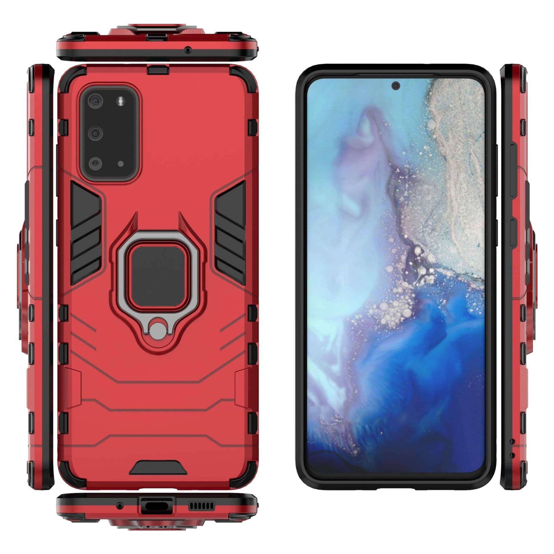 image-Samsung Galaxy S20 Plus Ring Kickstand Case with Car Mount