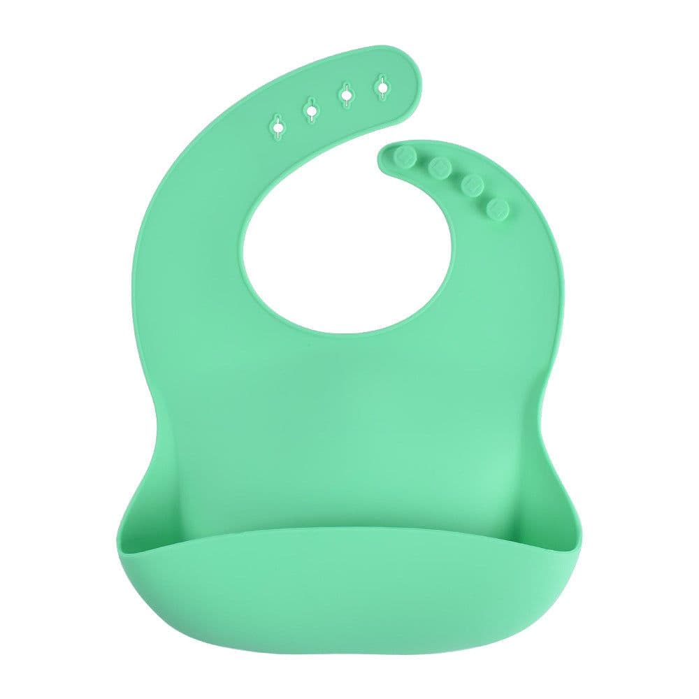 image-Rxl Silicone Baby Bib Waterproof with Food Pocket