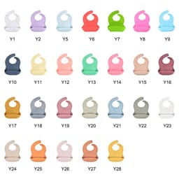 image-Rxl Silicone Baby Bib Waterproof with Food Pocket