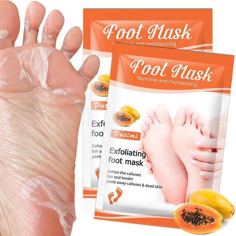 image-Putimi Papaya Exfoliating Foot Mask Peel 55g