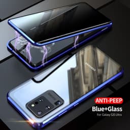 image-Samsung Galaxy S20 Magnetic Privacy Glass Metal Case