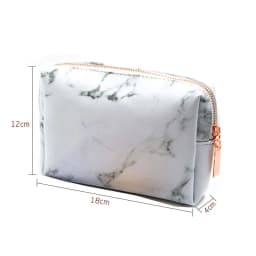 image-10-Piece Marble Pattern Makeup Brush Set with Cosmetic Bag