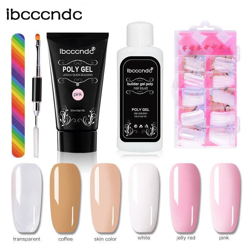 image-ibcccndc Polygel Nail Extension Gel Set 5 Piece