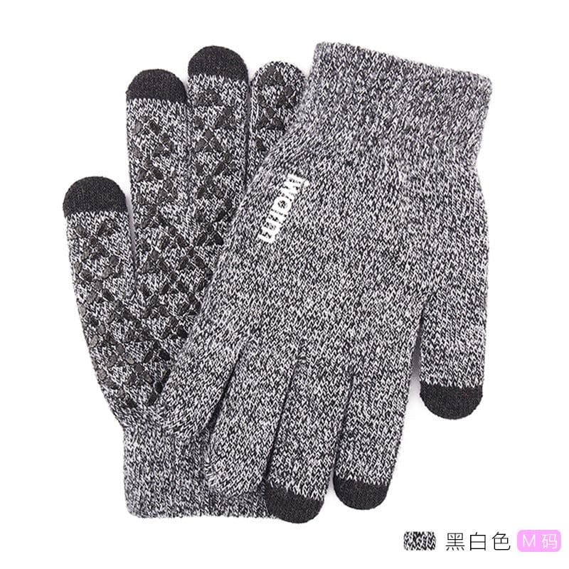 image-iwarm Touch Screen Gloves Winter Warm Knit Fleece Lined Unisex