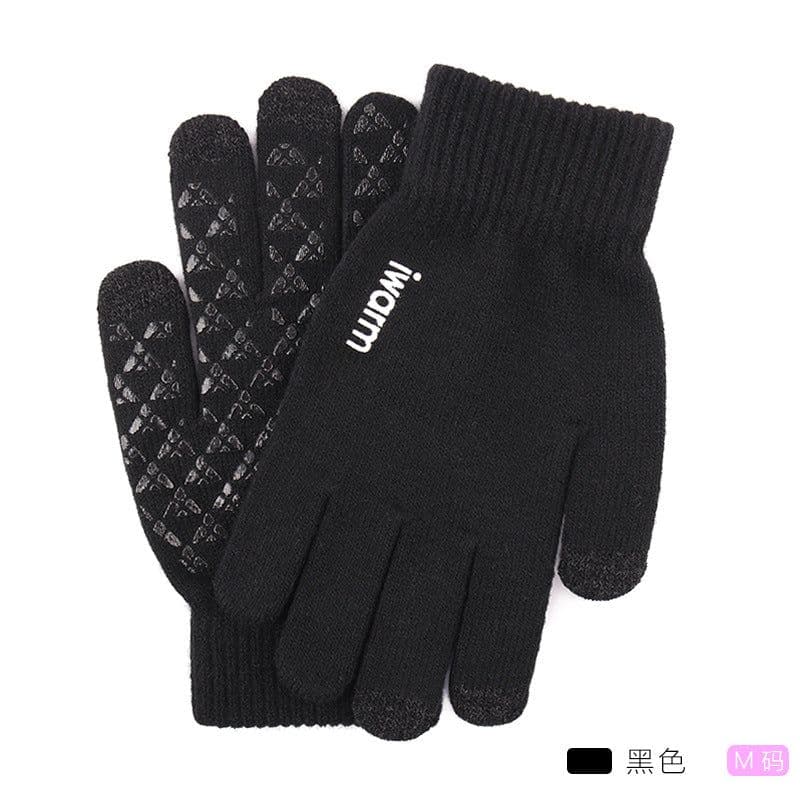 image-iwarm Touch Screen Gloves Winter Warm Knit Fleece Lined Unisex