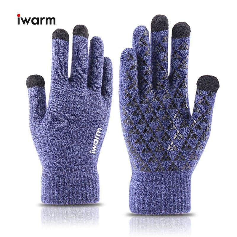 image-iwarm Touch Screen Gloves Winter Warm Knit Fleece Lined Unisex