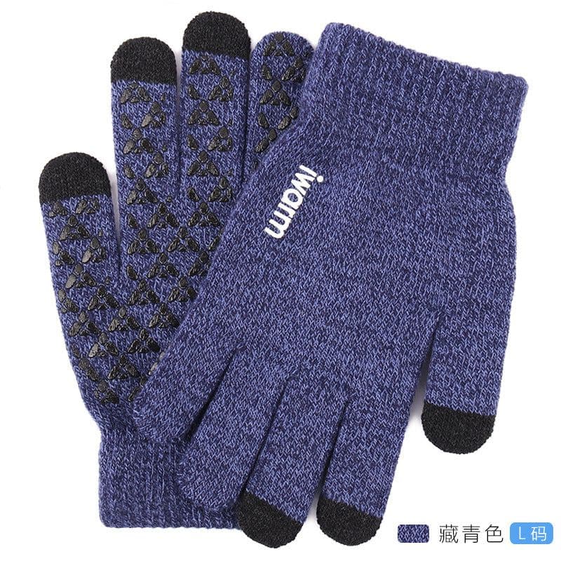 image-iwarm Touch Screen Gloves Winter Warm Knit Fleece Lined Unisex