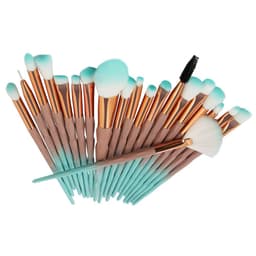 image-HappyMakeup 20 Piece Unicorn Diamond Makeup Brush Set