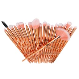 image-HappyMakeup 20 Piece Unicorn Diamond Makeup Brush Set