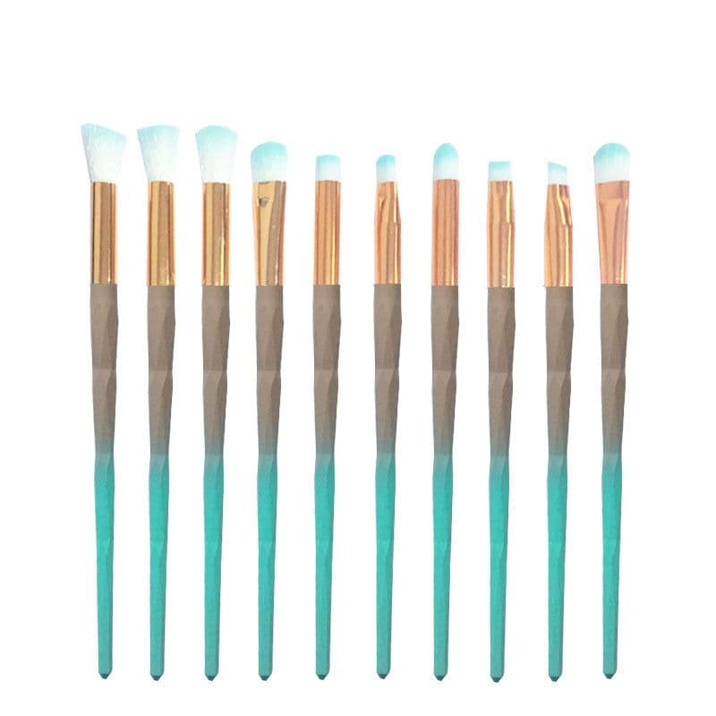 image-HappyMakeup 20 Piece Unicorn Diamond Makeup Brush Set