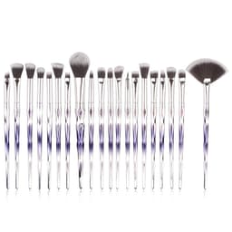 image-HappyMakeup 20 Piece Unicorn Diamond Makeup Brush Set