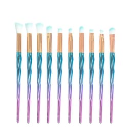 image-HappyMakeup 20 Piece Unicorn Diamond Makeup Brush Set