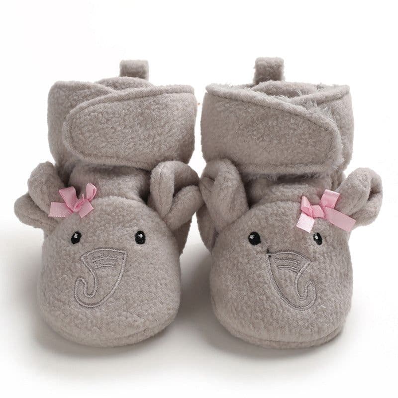 image-Baby Cartoon High-Top Toddler Shoes Soft Non-Slip Warm Winter